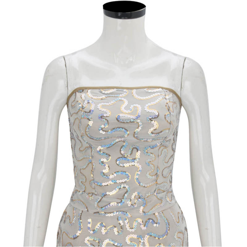 Margot Robbie Disco Costume Movie Doll Silver Jumpsuit Women S XL XXL In Stock Takerlama
