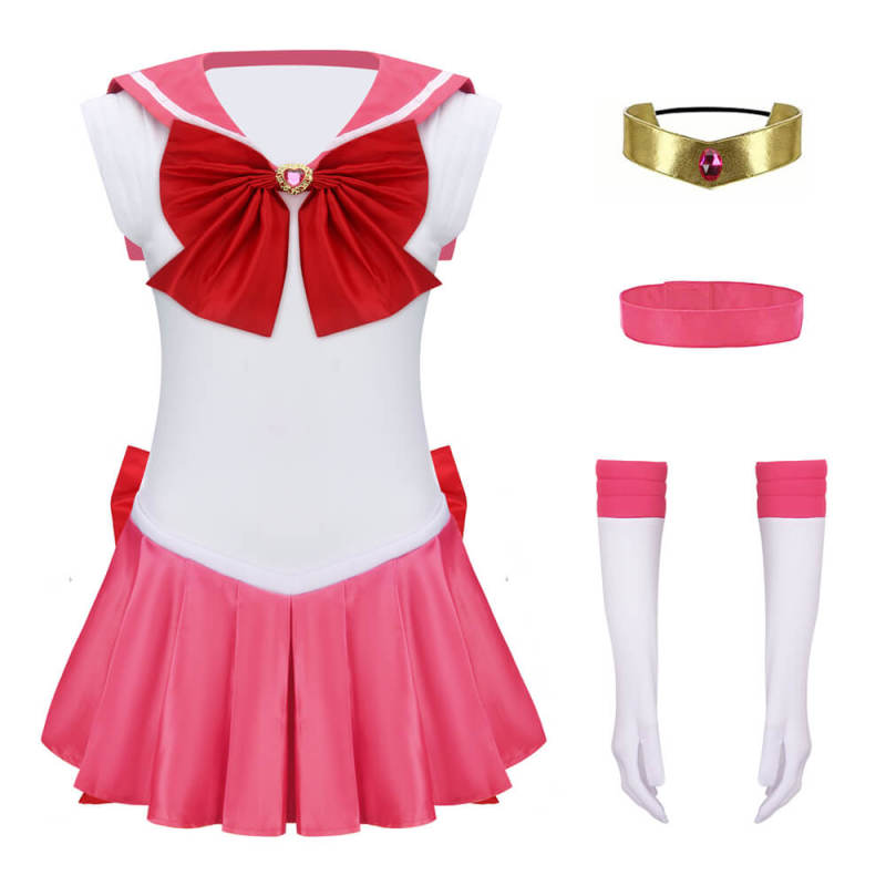 Chibiusa Tsukino Cosplay Costume Sailor Chibi Moon Crystal Dress