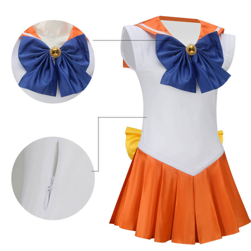 Sailor Venus Aino Minako Cosplay Costume Anime Dress