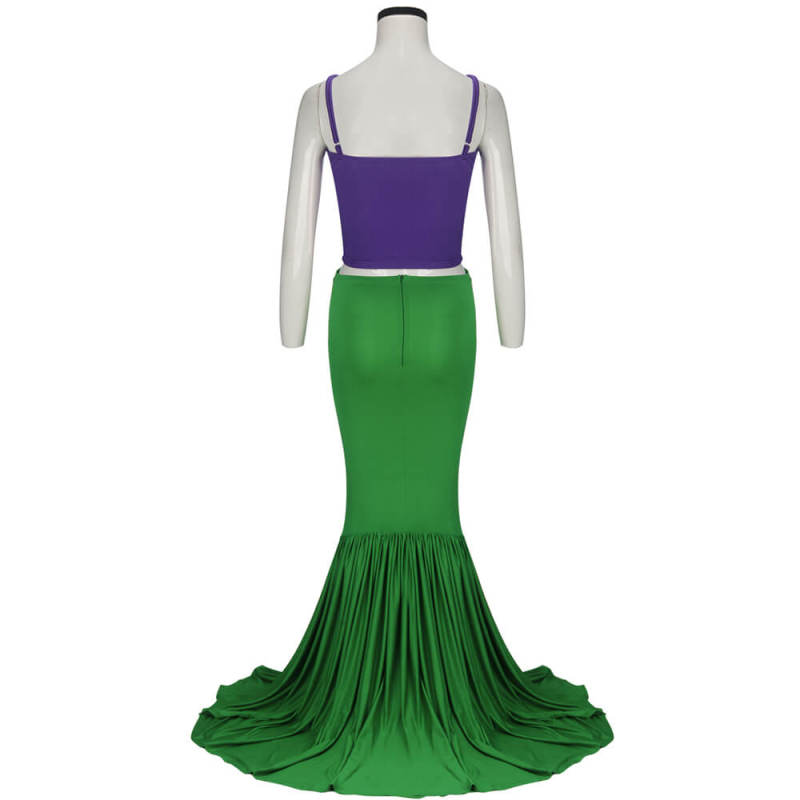 Disney The Little Mermaid Halloween Cosplay Costume Ariel Princess Merman Dress In Stock-Takerlama