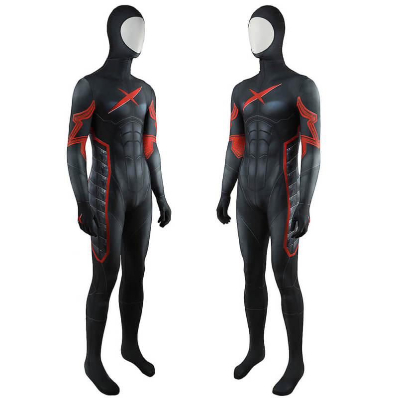 Teen Titans Red X Halloween Costume Dick Grayson Superhero Jumpsuit Mask Adult Kids