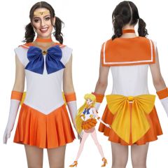 Sailor Venus Aino Minako Cosplay Costume Anime Dress