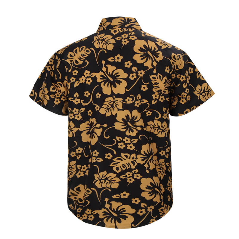 Raoul Duke Hawaiian Floral Shirt Hunter S Thompson Costume Fear And Loathing In Las Vegas