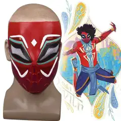 Spider-Man India Pavitr Prabhakar Cosplay Mask-Across The Spider-Verse