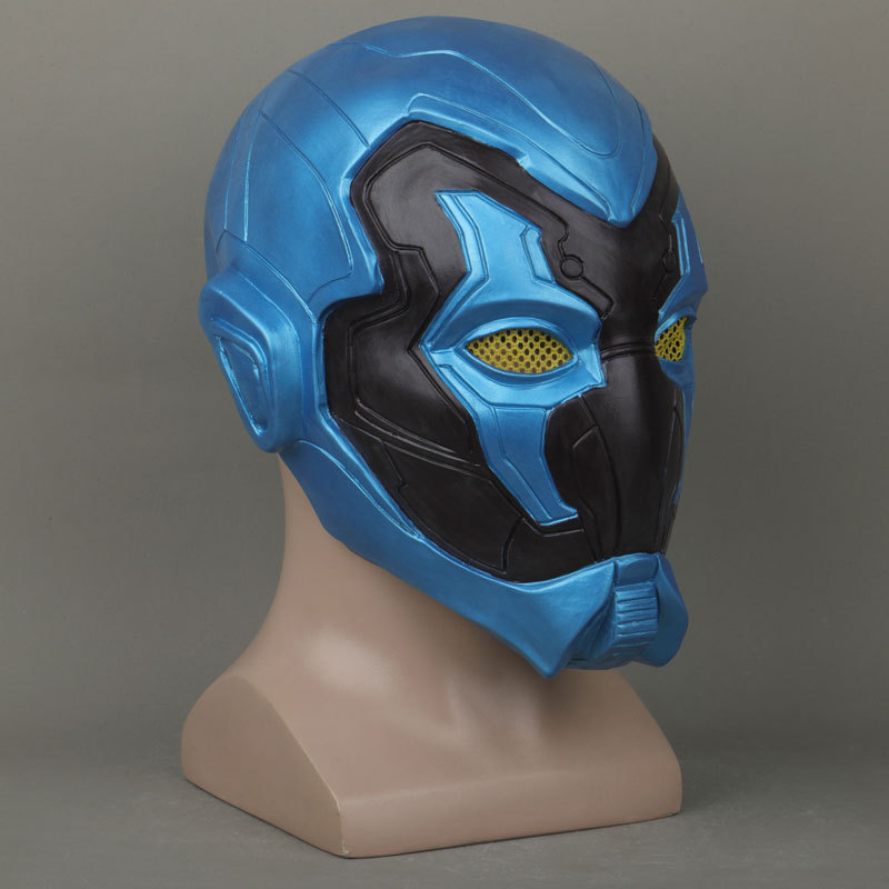 DC Blue Beetle Cosplay Mask Movie Helmet Halloween Props