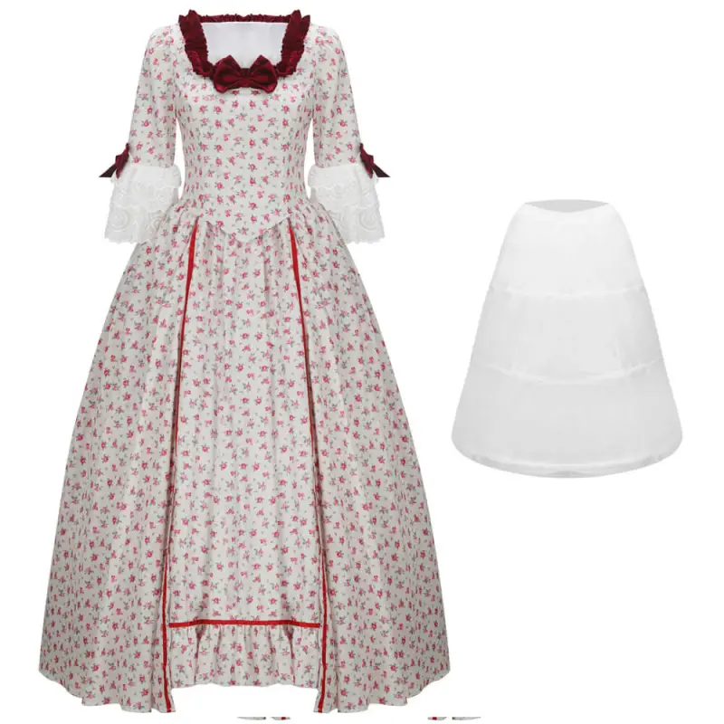 Women's Rococo Ball Gown Gothic Victorian Dress Costume In Stock Takerlama