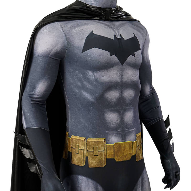 Justice League WarWorld Batman Halloween Costume Bruce Wayne Halloween Party Cosplay Jumpsuit
