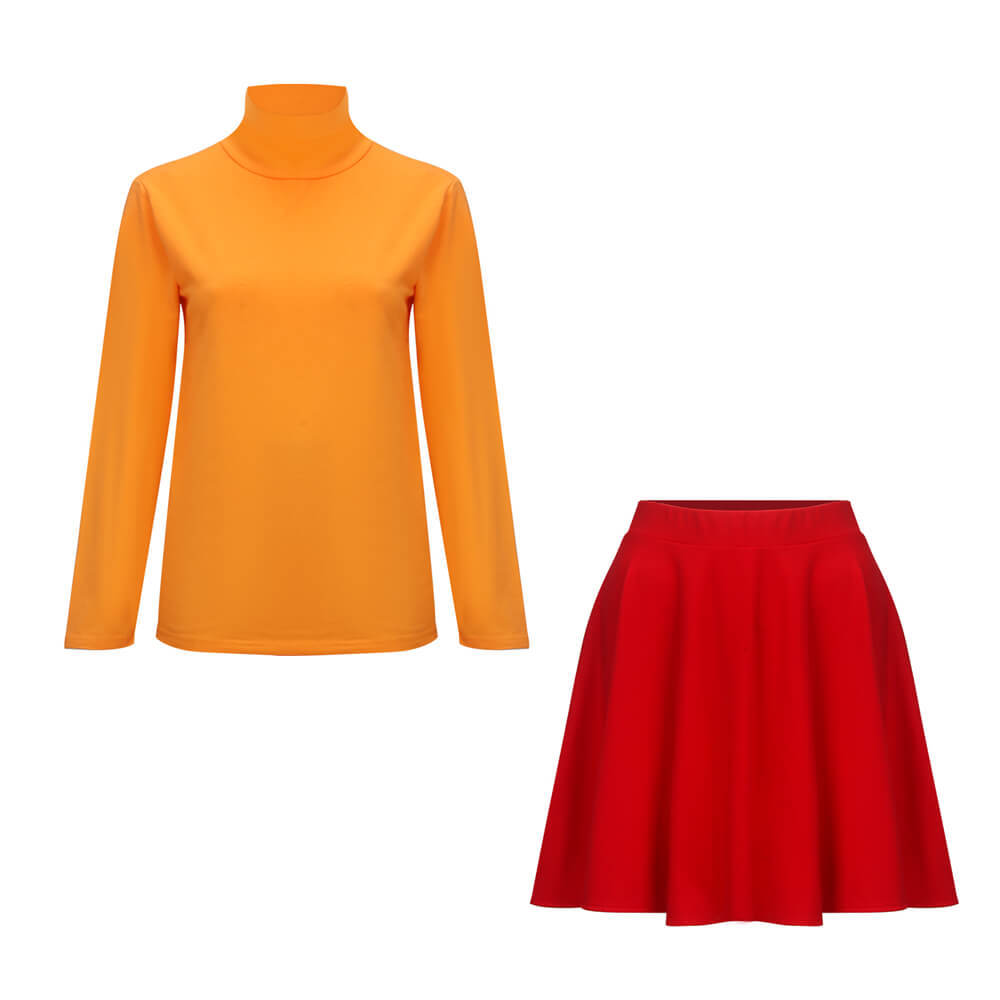 Women's Velma Dinkley Costume Anime Cosplay Outfits In Stock Takerlama