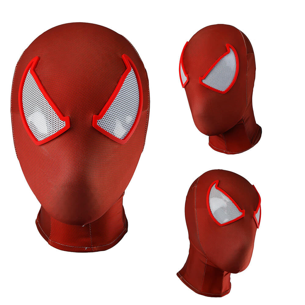 Spider-Man Across the Spider-Verse Scarlet Spider Halloween Cosplay Costume Ben Reilly Jumpsuit