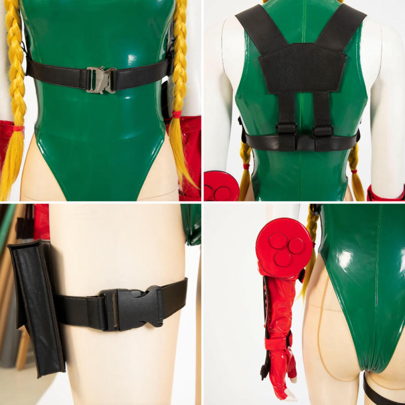 Deluxe Cammy White Green Halloween Cosplay Costume- Street Fighter VI In Stock Takerlama