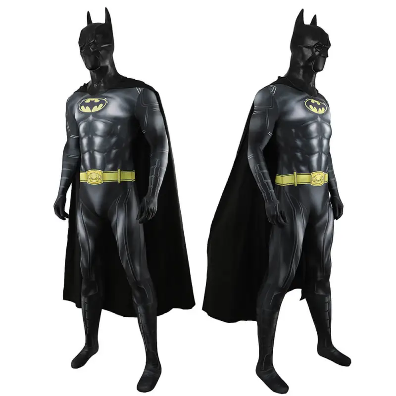 The Flash Movie Batman 1989 Michael Keaton Cosplay Costume And Mask