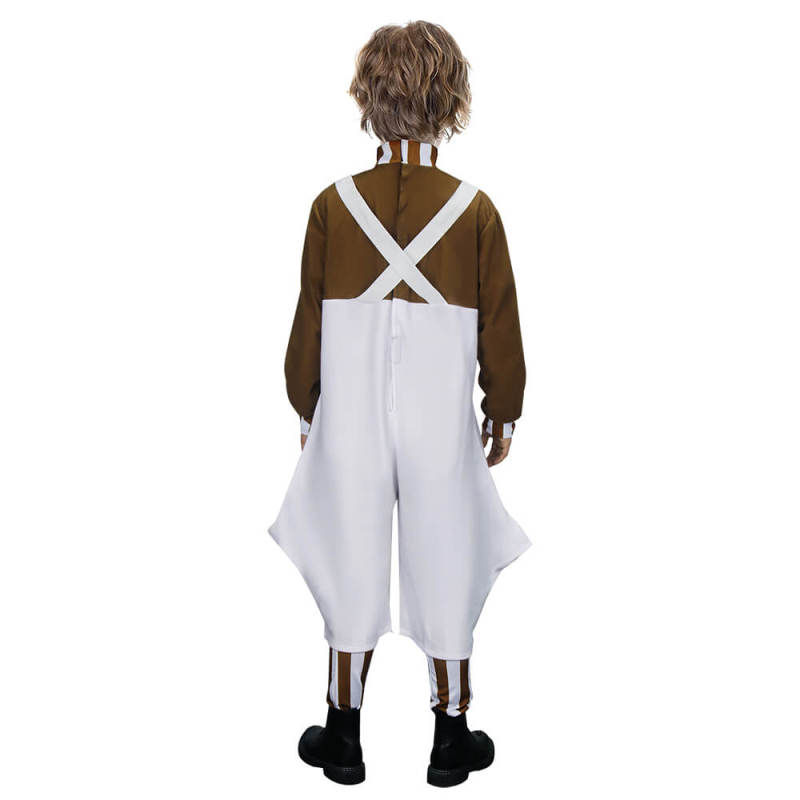 Kids Willy Wonka Oompa Loompa Cosplay Costume-Charlie and the Chocolate Factory In Stock Takerlama