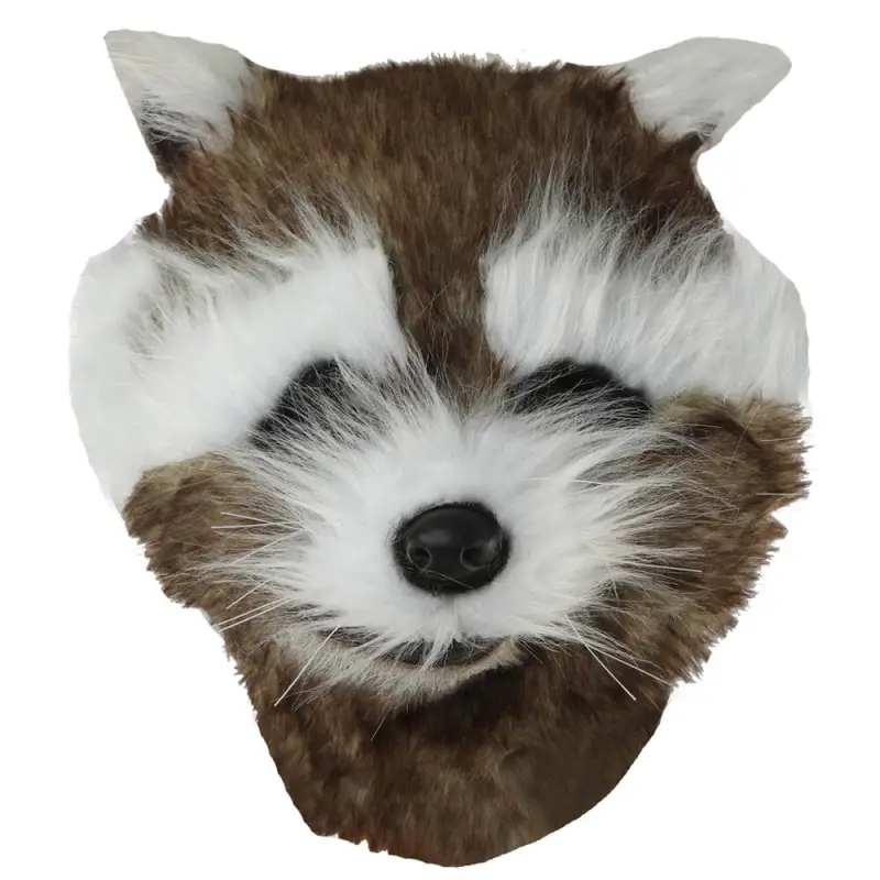 Rocket Raccoon Halloween Cosplay Costume Mask Adult Kids Guardians of the Galaxy 3 Takerlama