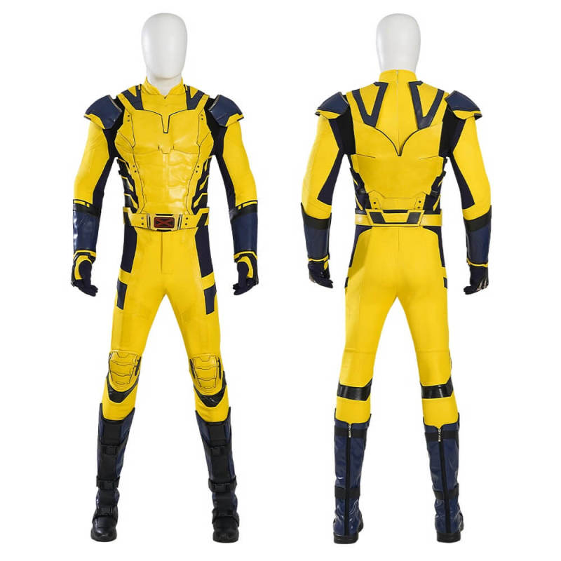 Premium Marvel Wolverine Men's Costume Deadpool 3 Hugh Jackman's Yellow Outfits (In Stock) Takerlama