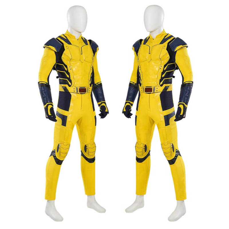 Premium Marvel Wolverine Men's Costume Deadpool 3 Hugh Jackman's Yellow Outfits (In Stock) Takerlama