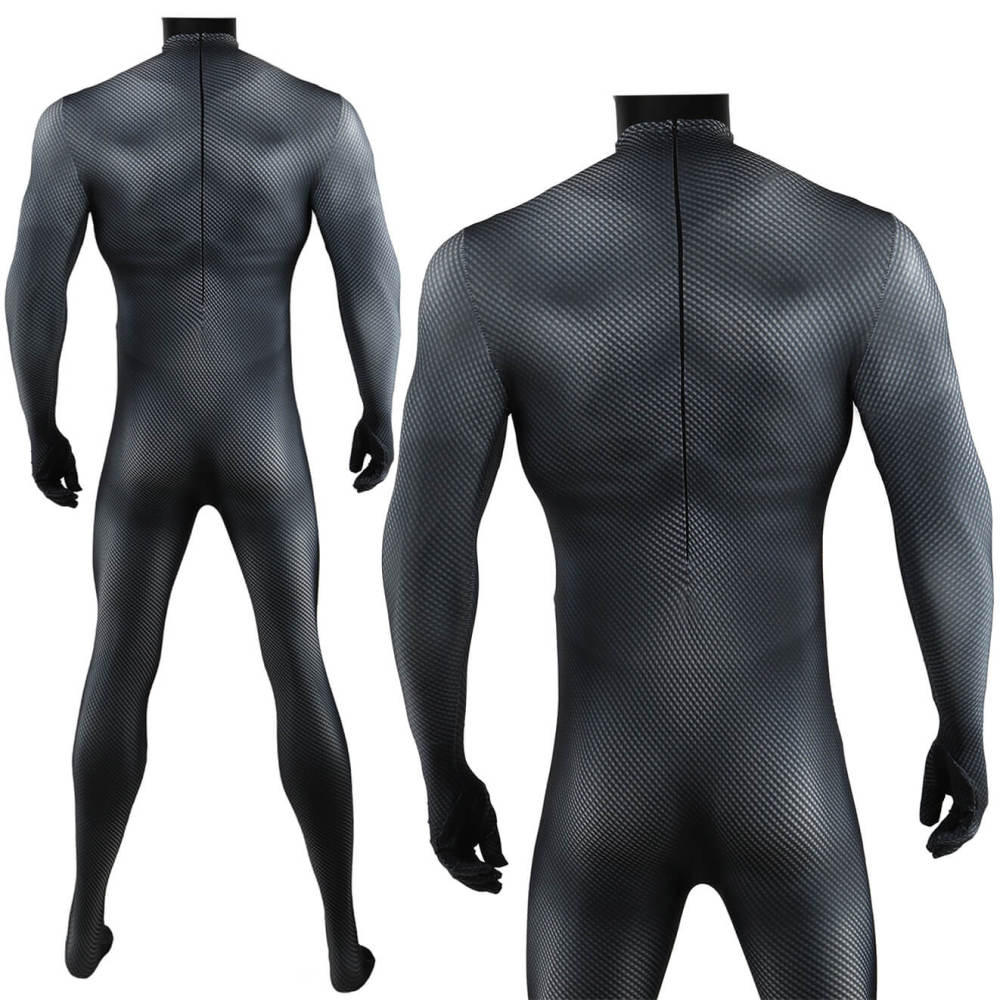 Red Hood Jason Todd Costume DC Comic Superhero Muscle Jumpsuit