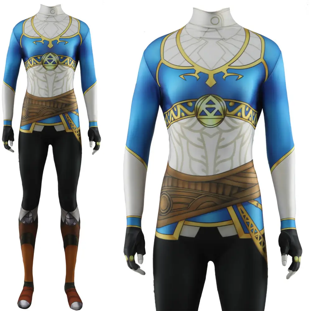 strapless open back dress Zelda Tears of Kingdom Custom Dress Set