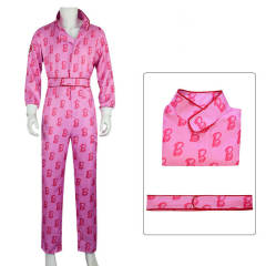 Ken Ryan Gosling Pink Tracksuit 2023 Doll Movie Halloween Outfit