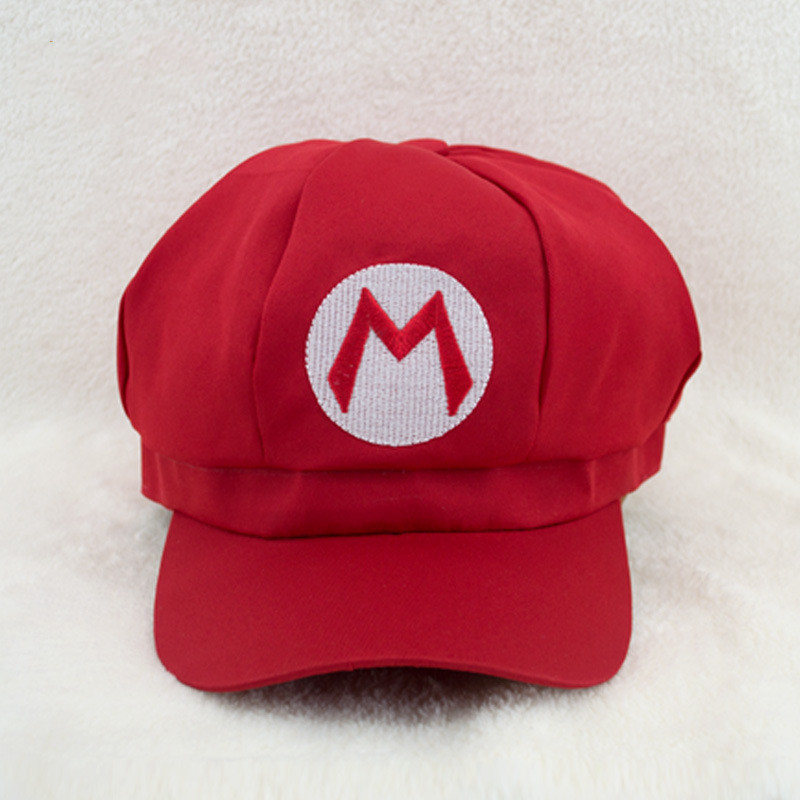 Super Mario Luigi Baseball Cap-Super Mario Bros. Adult Child 5 Colors