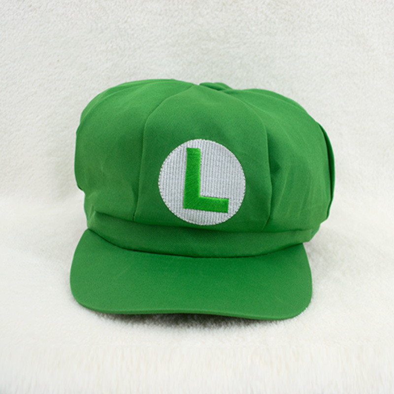 Super Mario Luigi Baseball Cap-Super Mario Bros. Adult Child 5 Colors