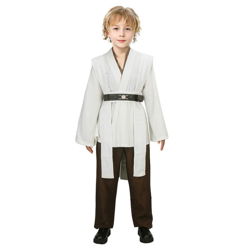 Kids Star Wars Obi Wan Kenobi Jedi Halloween Cosplay Costume In Stock Takerlama