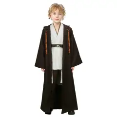 Kids Star Wars Obi Wan Kenobi Jedi Halloween Cosplay Costume Takerlama