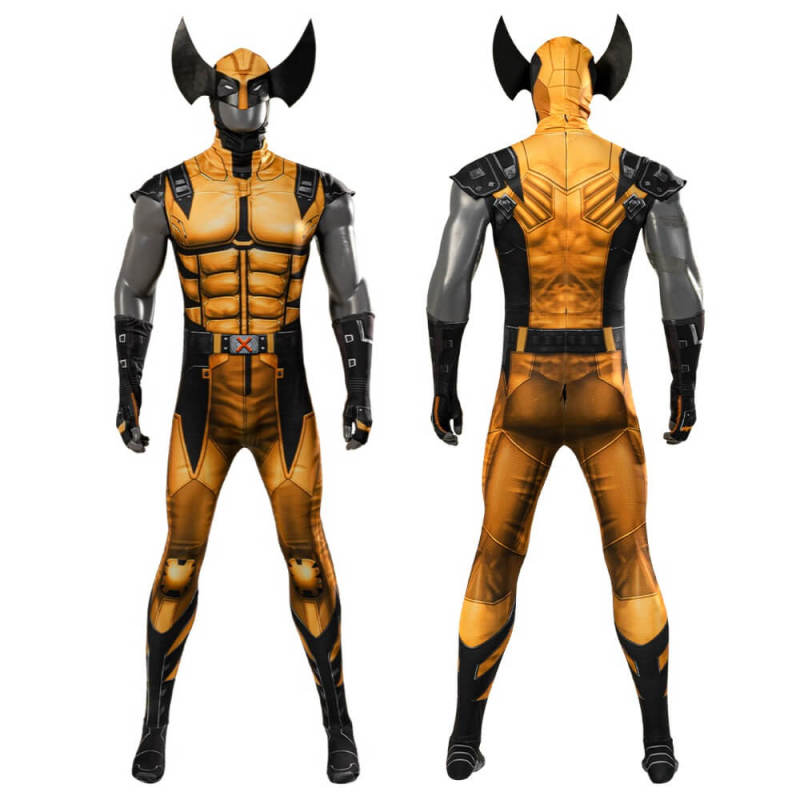 Marvel Future Revolution Wolverine Cosplay Costume Logan Weapon X Printed Jumpsuit In Stock Takerlama