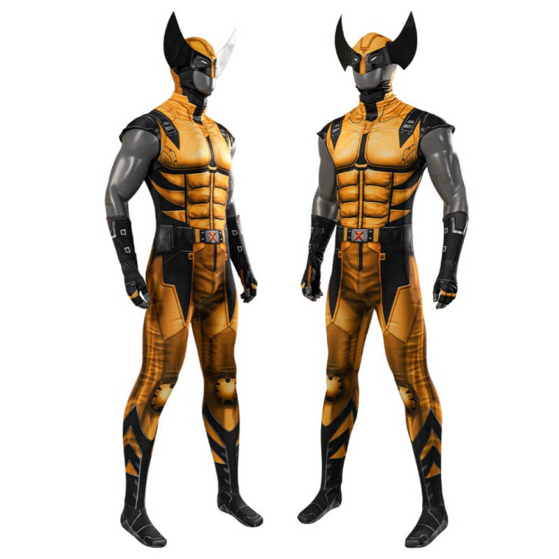 Marvel Future Revolution Wolverine Cosplay Costume Logan Weapon X Printed Jumpsuit In Stock Takerlama