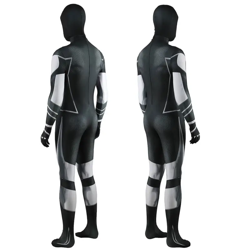DC Static Shock Movie Cosplay Costume Superhero Jumpsuit Mask Adults Kids