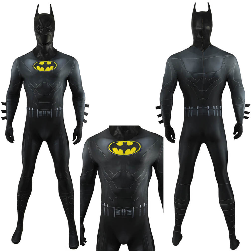 Batman Michael Keaton  Halloween Costume Bruce Wayne Batsuit-The Flash Movie