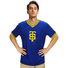 Takerlama Men's Taylor Swift Cheerleading Tees Cosplay Costumes the Shake it Off Music Video In Stock