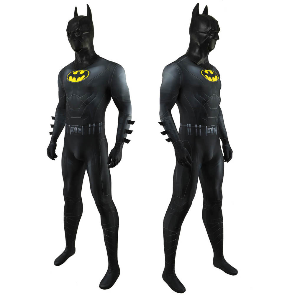 Batman Michael Keaton  Halloween Costume Bruce Wayne Batsuit-The Flash Movie