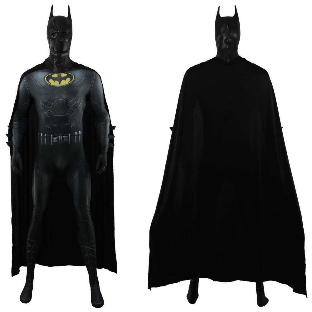 Batman Michael Keaton  Halloween Costume Bruce Wayne Batsuit-The Flash Movie