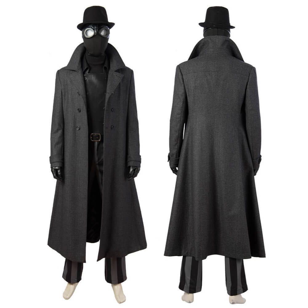 Spider-Man Noir Cosplay Costume Spider-Man Into the Spider-Verse S M L XL In Stock