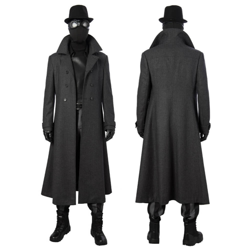 Spider-Man Noir Cosplay Costume Spider-Man Into the Spider-Verse S M L XL In Stock