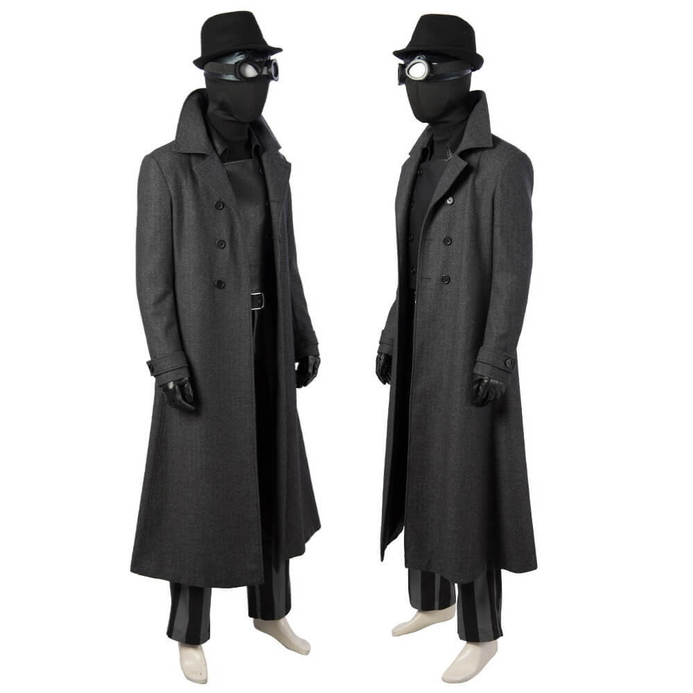 Spider-Man Noir Cosplay Costume Spider-Man Into the Spider-Verse S M L XL In Stock