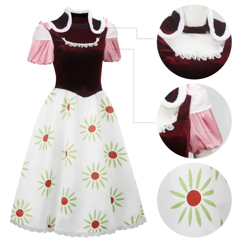 The Haunted Mansion Tightrope Walker Cosplay Costume Sally Slater Fancy Dress