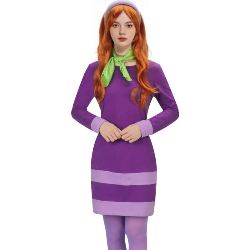 Classic Daphne Women's Costume Wig 70s Retro Fancy Dress Cartoon Series