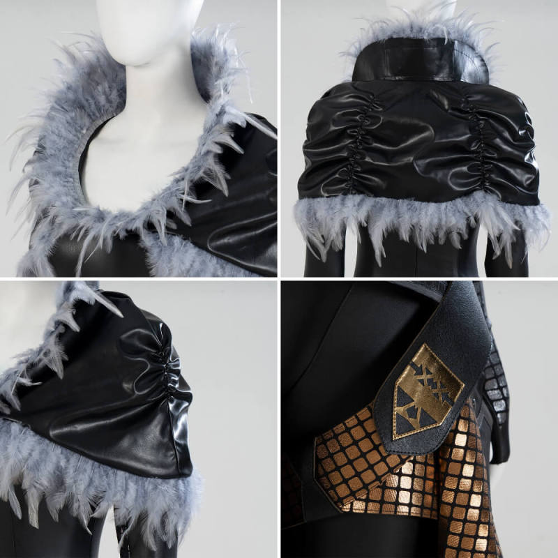 Deluxe Final Fantasy XVI Benedikta Harman Cosplay Costume Jumpsuit Cape