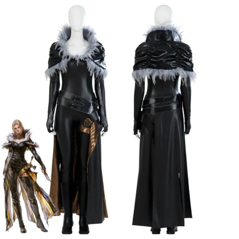 Deluxe Final Fantasy XVI Benedikta Harman Cosplay Costume Jumpsuit Cape