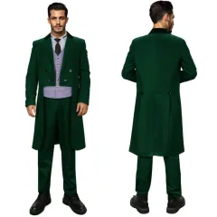 Haunted Mansion Ben Matthias Owen Wilson Uniform Cosplay Costume S L XL XXL In Stock Takerlama