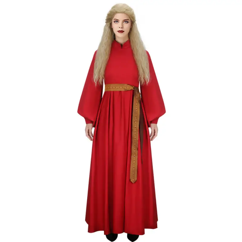 Women's Princess Bride Buttercup Peasant Dress Wig Halloween Costume In Stock Takerlama