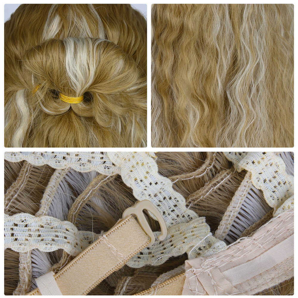 Women's Princess Bride Buttercup Peasant Dress Wig Halloween Costume In Stock Takerlama