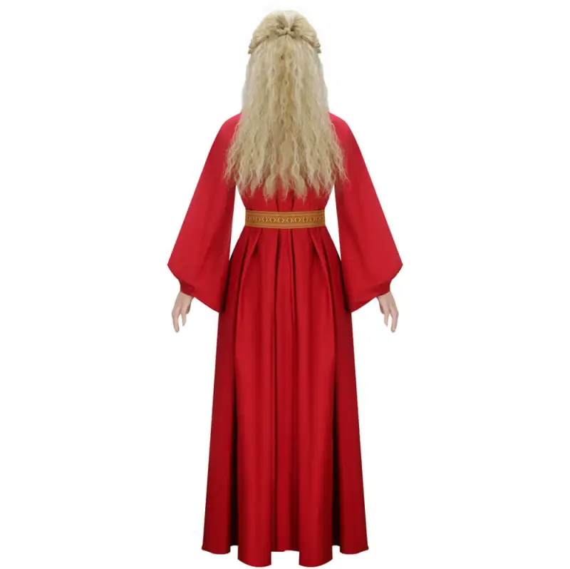 Women's Princess Bride Buttercup Peasant Dress Wig Halloween Costume In Stock Takerlama