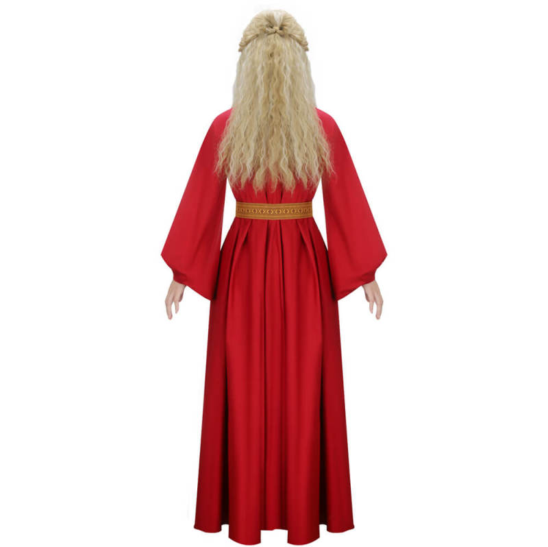 Women's Princess Bride Buttercup Peasant Dress Wig Halloween Costume In Stock Takerlama