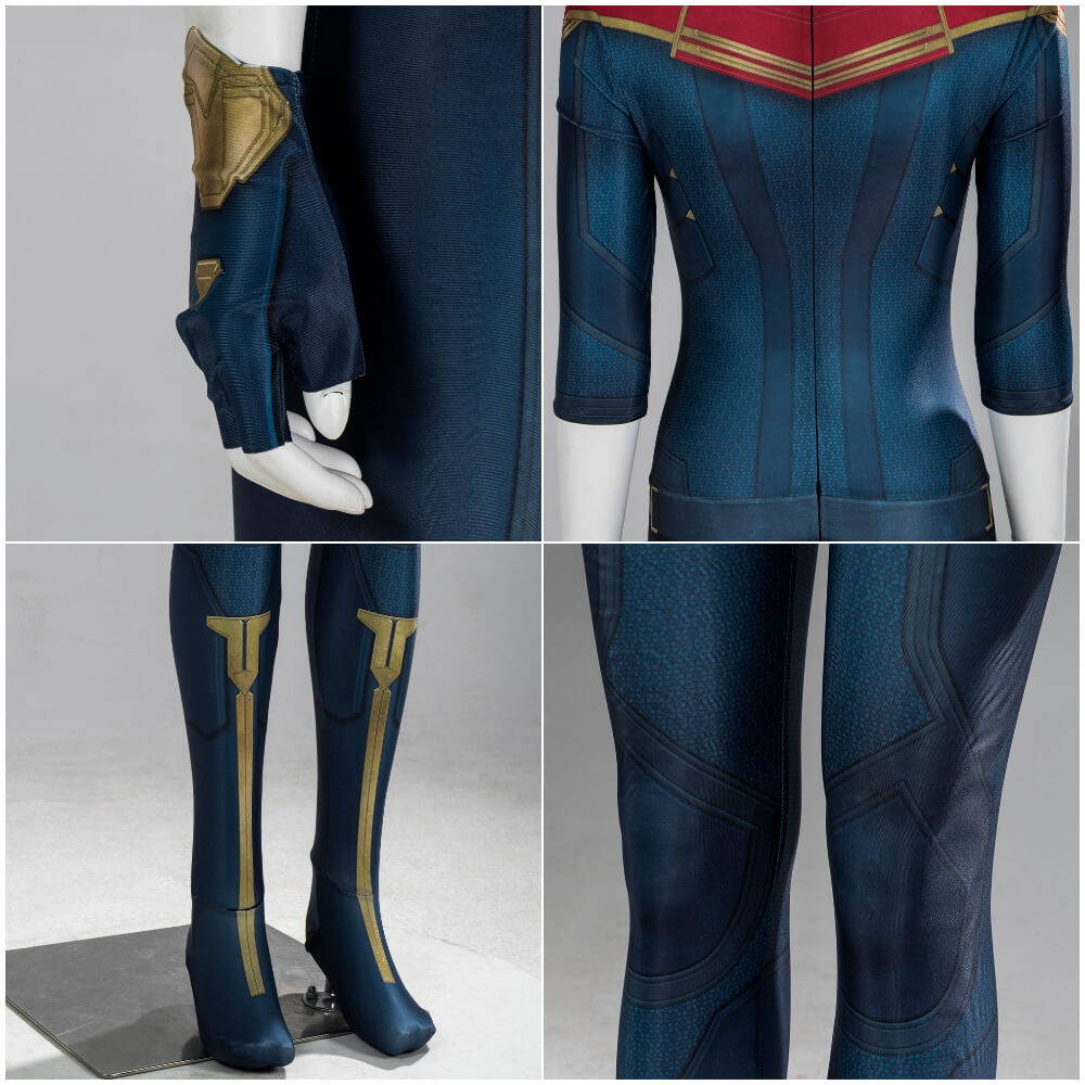 Carol Danvers Captain Marvel Halloween Superhero Costume In Stock Takerlama