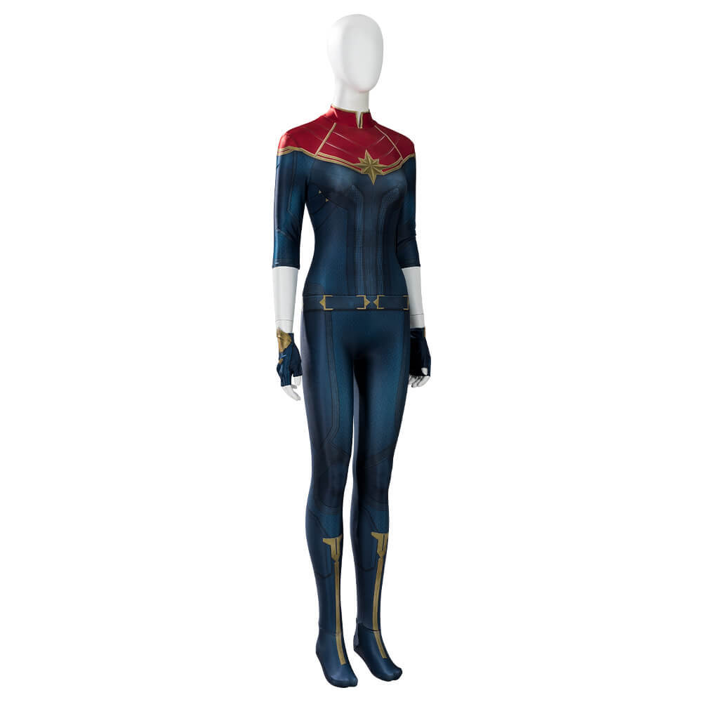 Carol Danvers Captain Marvel Halloween Superhero Costume In Stock Takerlama