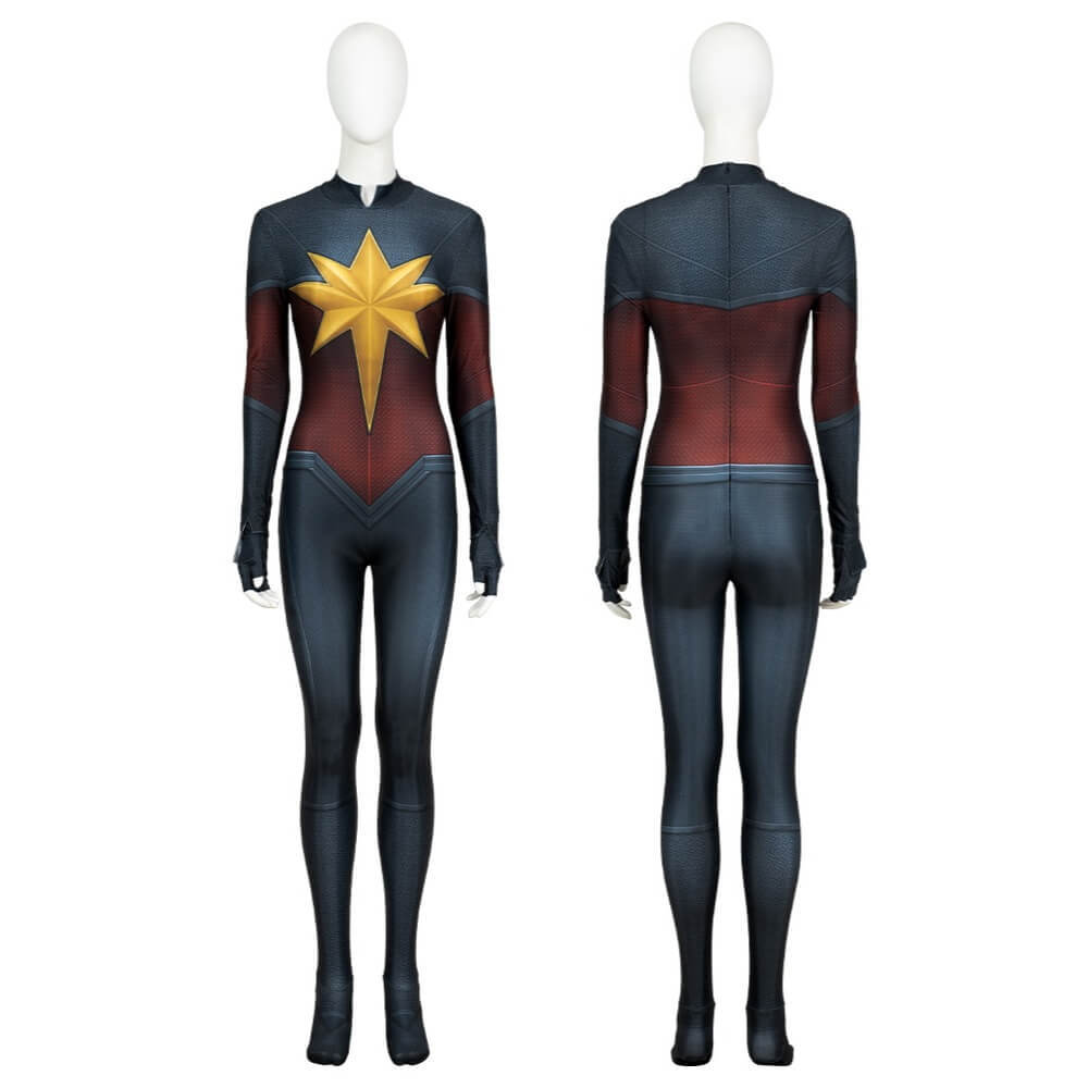 Carol Danvers Captain Marvel Halloween Costume The Marvels 2 In Stock Takerlama