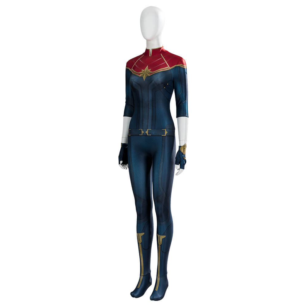 Carol Danvers Captain Marvel Halloween Superhero Costume In Stock Takerlama