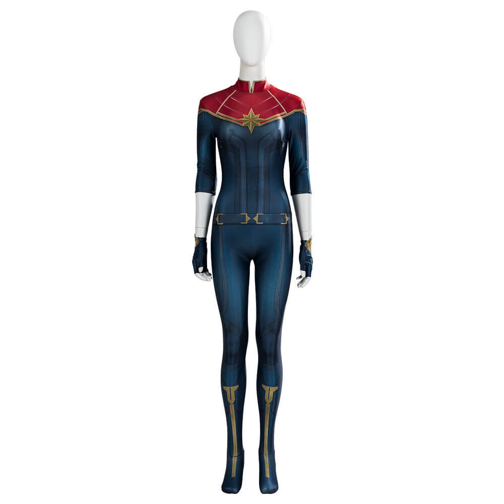 Carol Danvers Captain Marvel Halloween Superhero Costume In Stock Takerlama